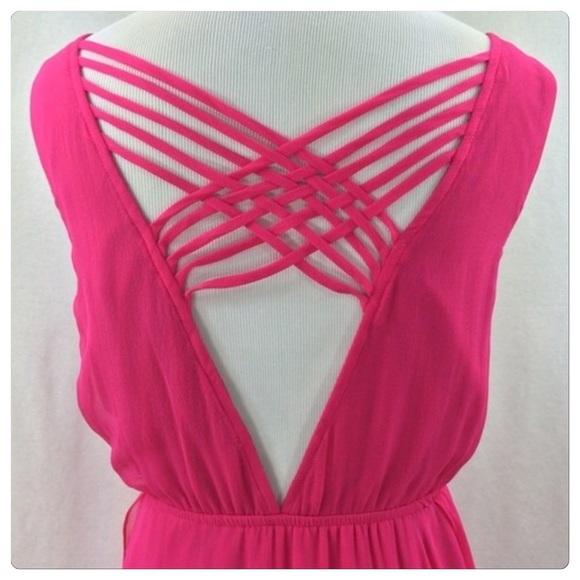 Urban Outfitters Renn Lattice cutout Back Dress - Picture 7 of 7